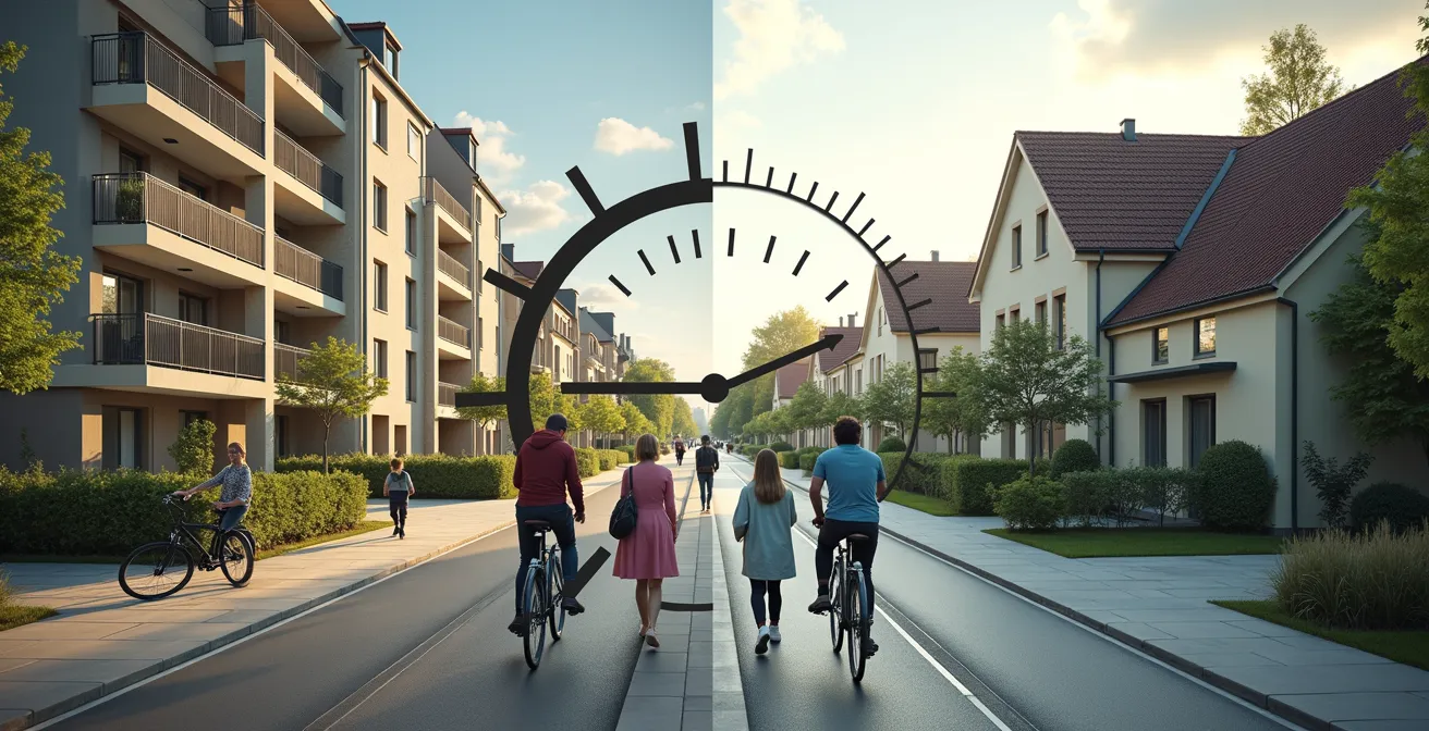 Contrast tussen stadsleven en dorpsleven in de Vlaamse Rand