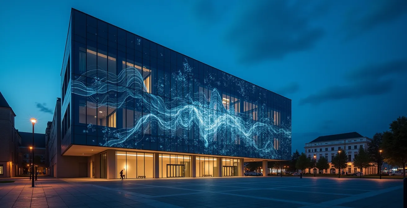 Minimalistische weergave van data-encryptie