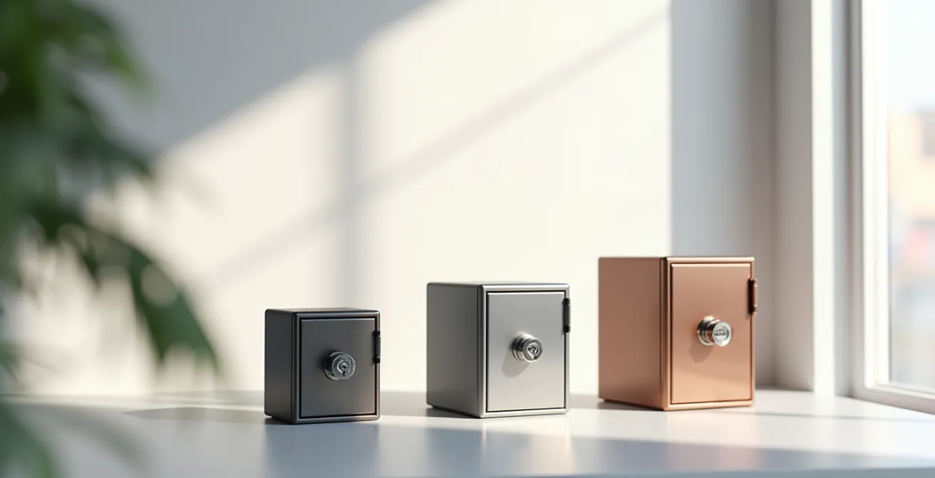 Abstracte visualisatie van databeveiliging en privacy bij fitness trackers